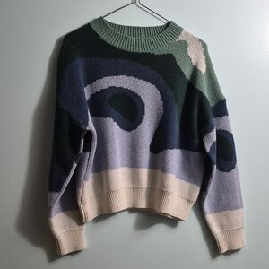 Shein Swirl Sweater Size Small